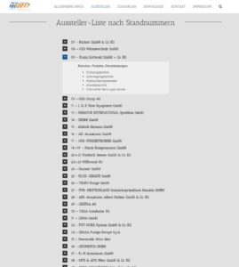 ausstellerliste